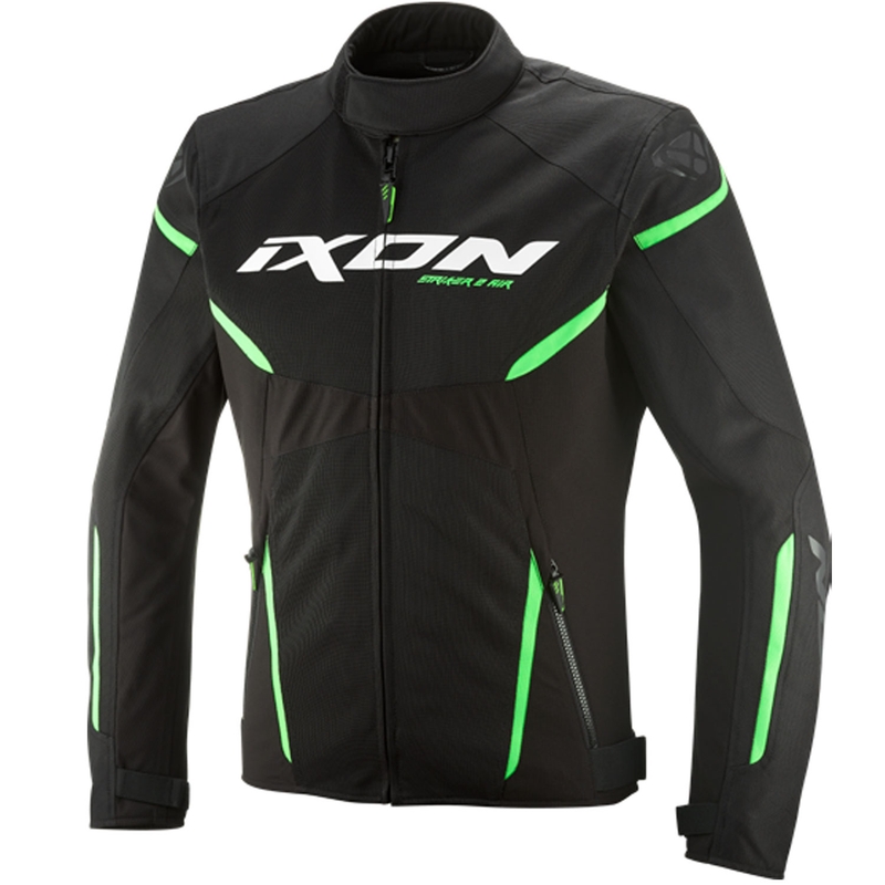 IXON Striker 2 Air WP motociklo striukė juoda-žalia