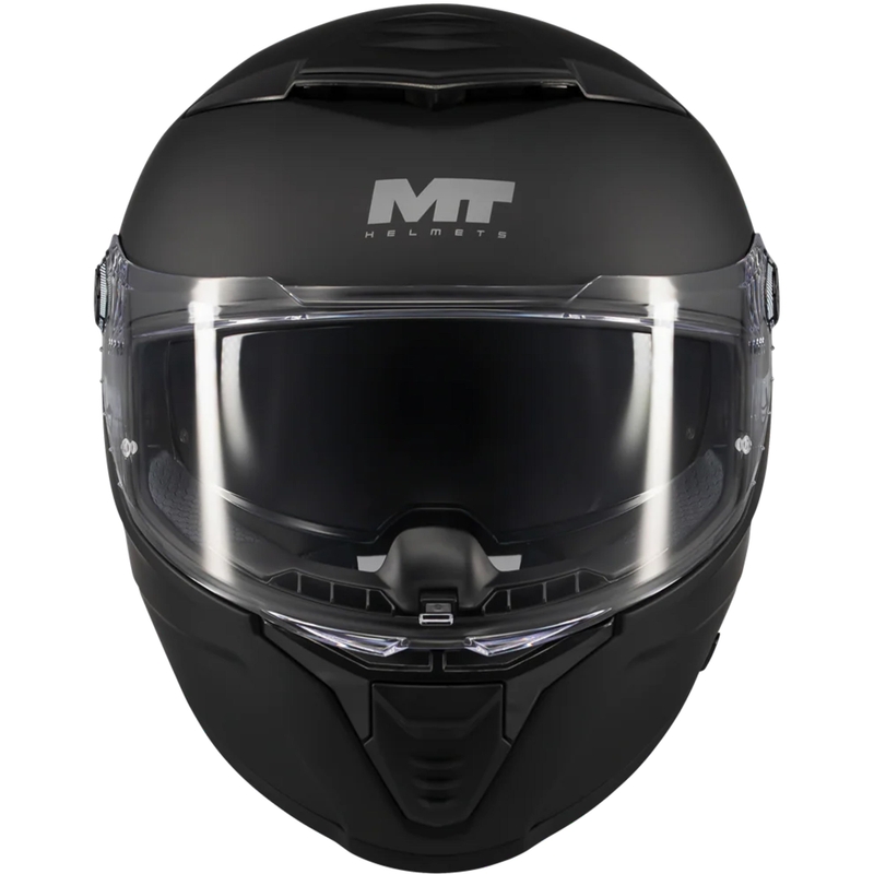 Uždaras motociklo šalmas MT Thunder 4 SV Pure A1 matinė juoda