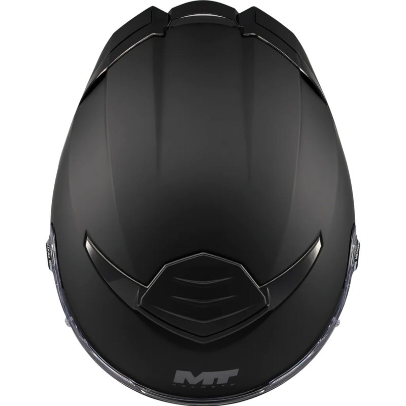 Uždaras motociklo šalmas MT Thunder 4 SV Pure A1 matinė juoda
