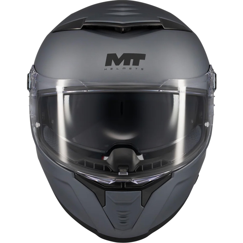 Uždaras motociklo šalmas MT Thunder 4 SV Pure A2 matinės pilkos spalvos