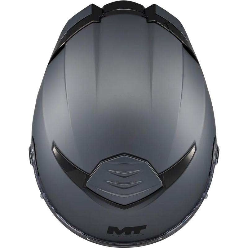 Uždaras motociklo šalmas MT Thunder 4 SV Pure A2 matinės pilkos spalvos