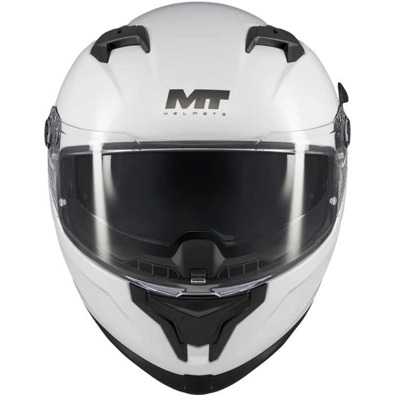 Viso veido motociklo šalmas MT Braker SV Pure A0 baltas