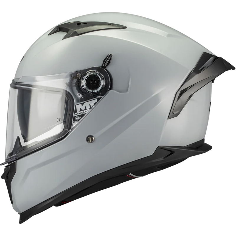 Pilnas motociklo šalmas MT Braker SV Pure A12 pilkas
