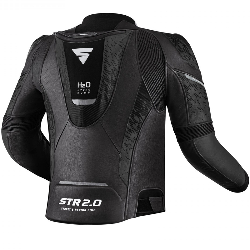 Shima STR 2.0 motociklo striukė juoda-pilka