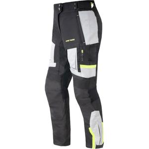 Moteriškos motociklininko kelnės Street Racer Hilax Black-Gray-Fluo Yellow