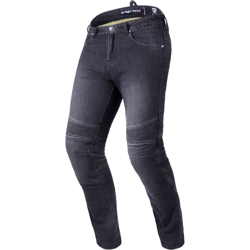 Apkarpyti motociklininko džinsai Street Racer Spike II CE Black