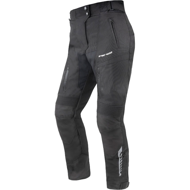 Moteriškos motociklininko kelnės Street Racer Vix Black