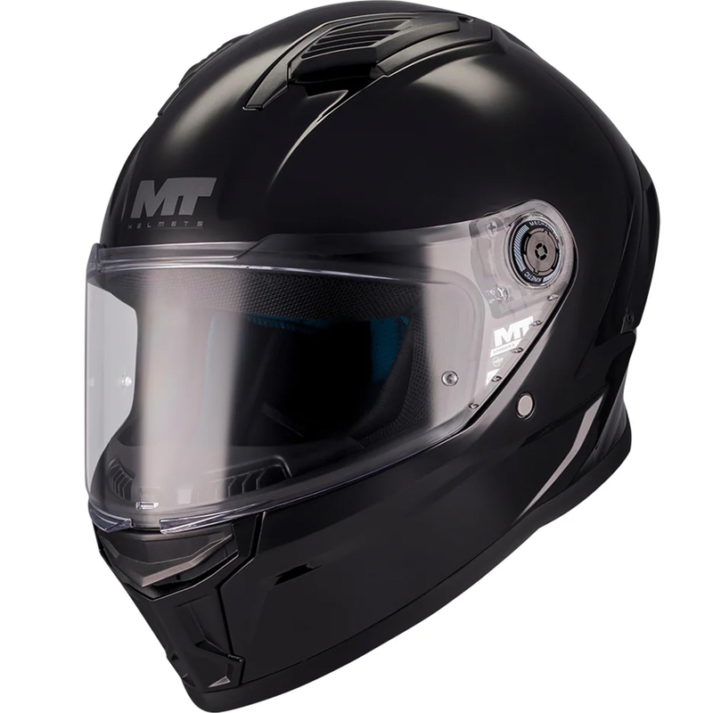 MT Stinger 2 Pure A1 motociklo šalmas, juodas, uždaras