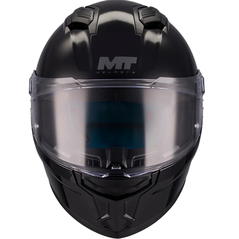 MT Stinger 2 Pure A1 motociklo šalmas, juodas, uždaras