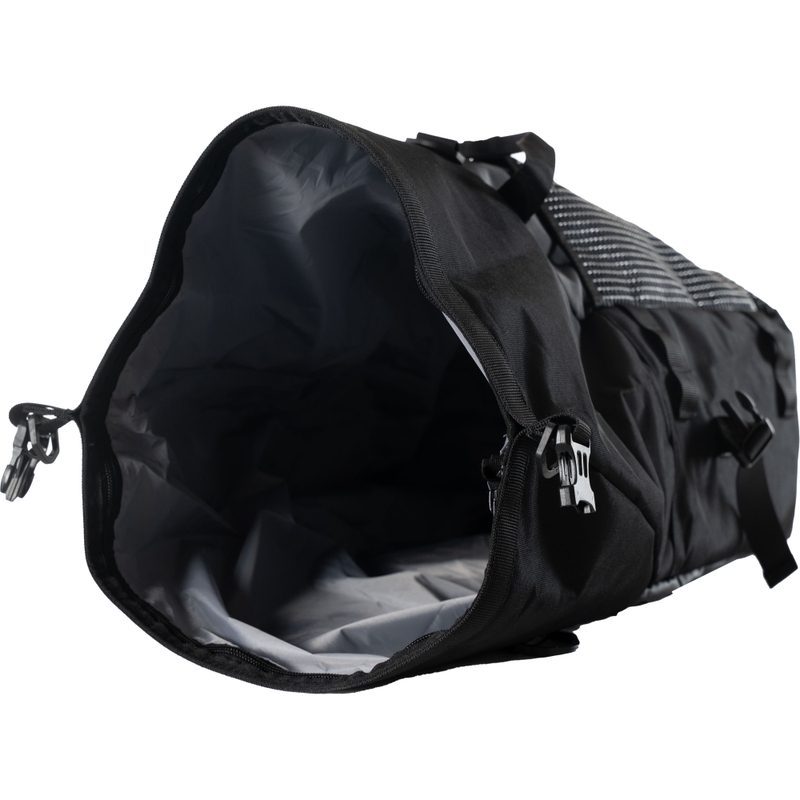 Vandeniui atsparus motociklo krepšys „MotoZem DryBag“, juodas, 27,5 l