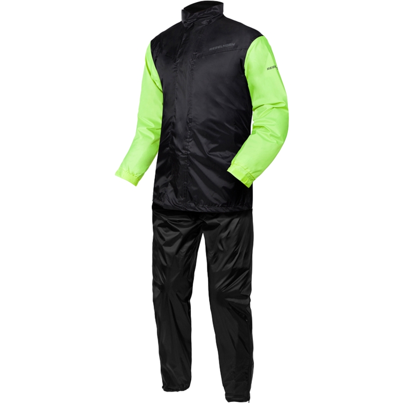 Rebelhorn Rain fluo geltonos spalvos motociklininko striukė nuo lietaus