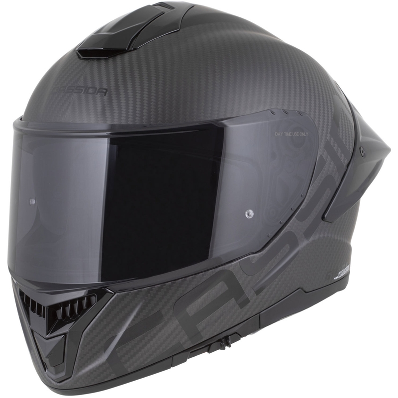 Cassida Integral GTS 2.1 Plus Carbon motociklo šalmas, matinės anglies spalvos, juodas ir baltas