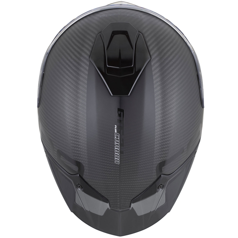 Cassida Integral GTS 2.1 Plus Carbon motociklo šalmas, matinės anglies spalvos, juodas ir baltas