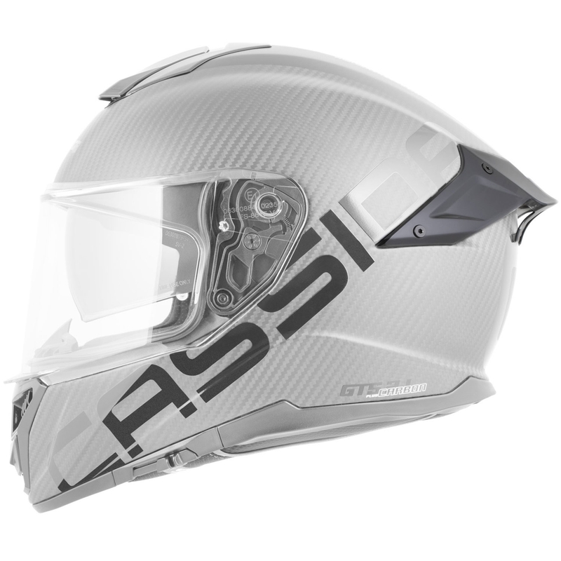 Cassida Integral GTS 2.1 Plus Carbon motociklo šalmas, matinės anglies spalvos, juodas ir baltas