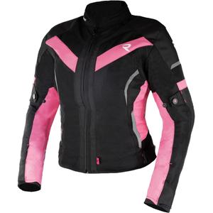 Moteriška Street Racer Betty II Air Black and Pink motociklininko striukė