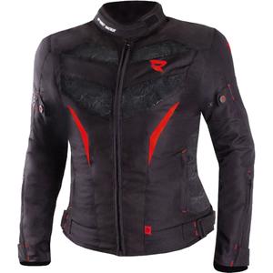 Moteriška motociklininko striukė Street Racer Rose Black and Red