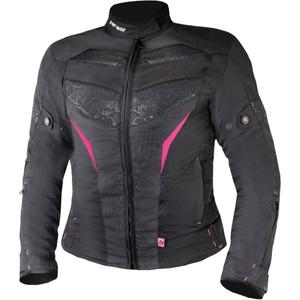 Moteriška motociklininko striukė Street Racer Rose Black and Pink