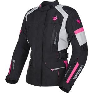 Moteriška motociklininko striukė RSA EXO 2 black-grey-pink