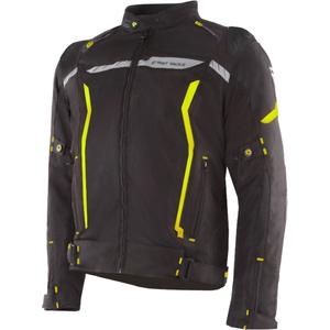 Motociklininko striukė Street Racer Flex EVO black-fluo yellow
