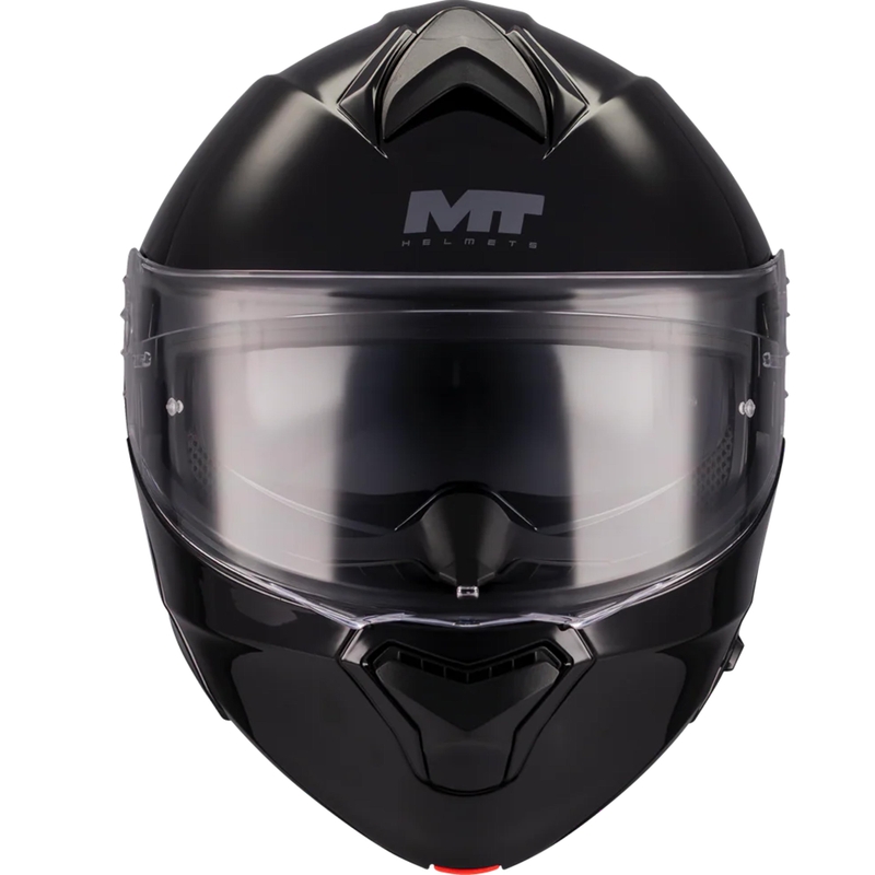 Atlenkiamas motociklo šalmas MT Genesis SV Pure A1 juodas