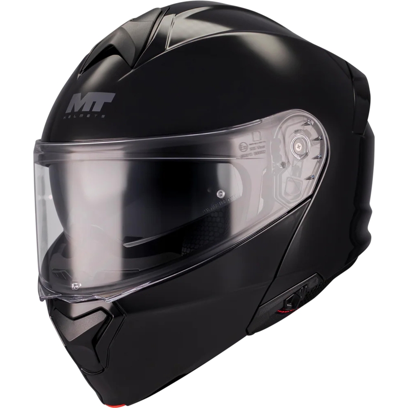 Atlenkiamas motociklo šalmas MT Genesis SV Pure A1 juodas