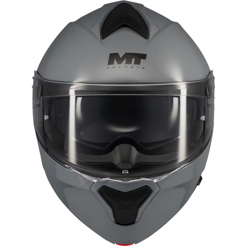 Atlenkiamas motociklo šalmas MT Genesis SV Pure A12 pilkas