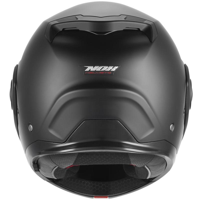 NOX PREMIUM Spinner atlenkiamas motociklo šalmas matinės juodos spalvos