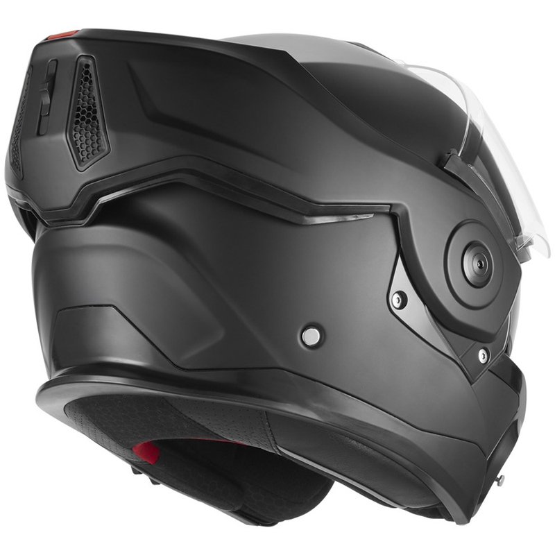 NOX PREMIUM Spinner atlenkiamas motociklo šalmas matinės juodos spalvos