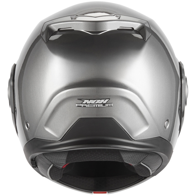 NOX PREMIUM Spinner atlenkiamas motociklo šalmas, matinio titano spalvos