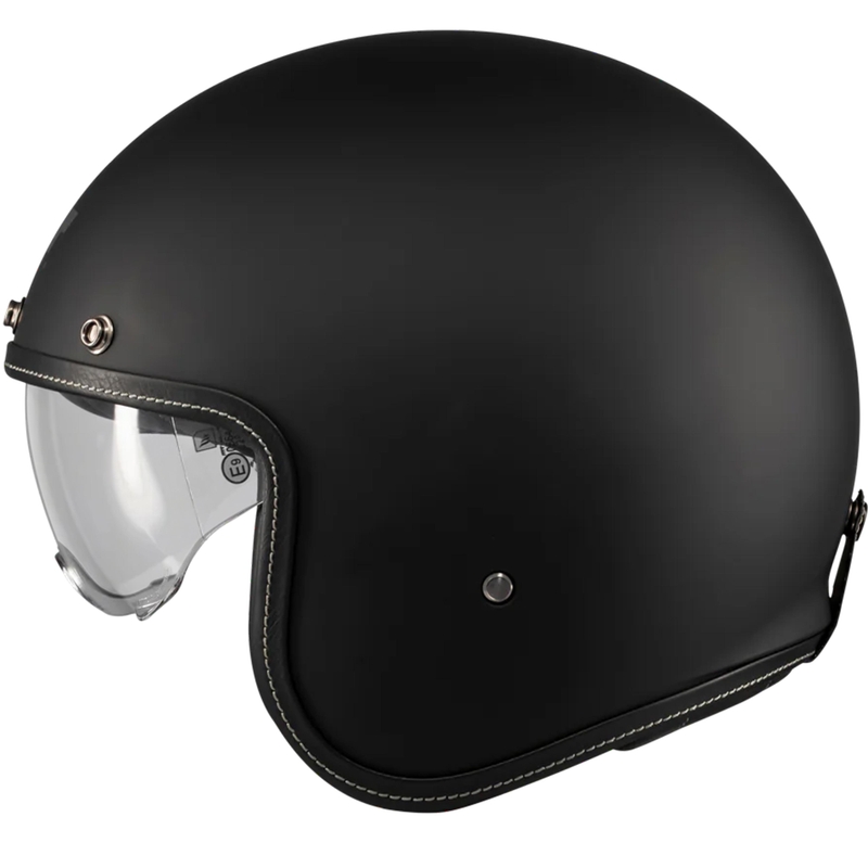 Atviras motociklo šalmas MT Lemans 2 SV S Pure A1 matinės juodos spalvos