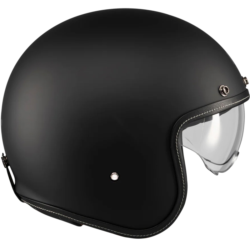 Atviras motociklo šalmas MT Lemans 2 SV S Pure A1 matinės juodos spalvos