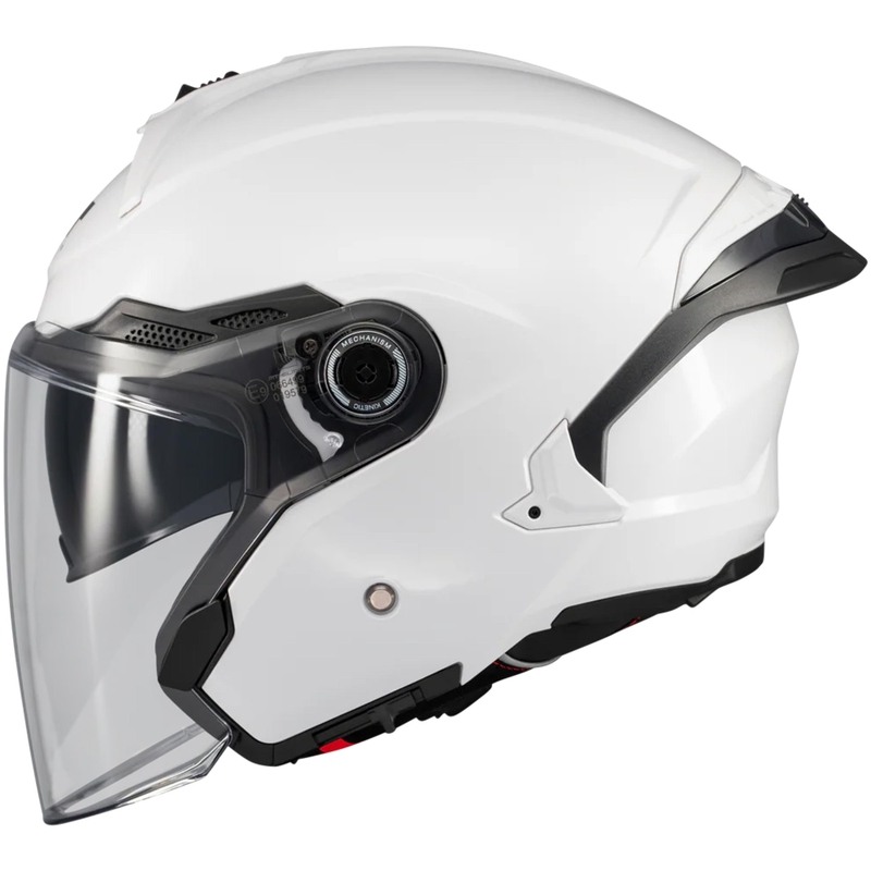 Atviras motociklo šalmas MT Cosmo SV Pure A0 baltas