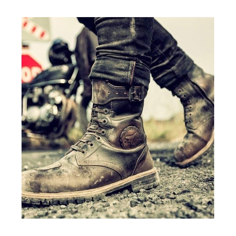Stylmartin Rocket rudi motociklininko batai