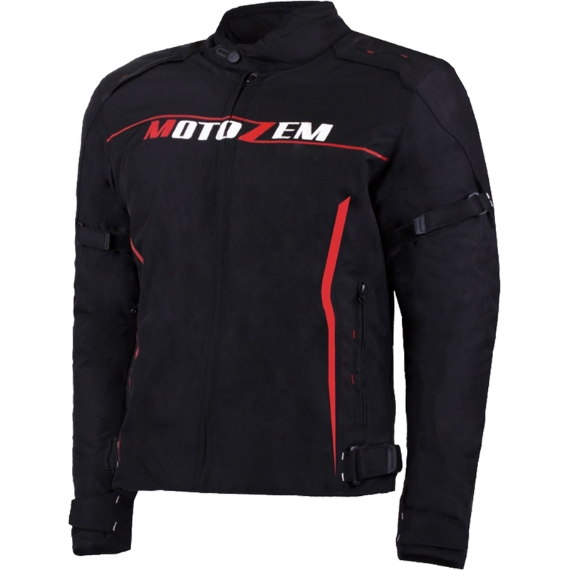 Motociklo striukė MotoZem Team 2 juoda