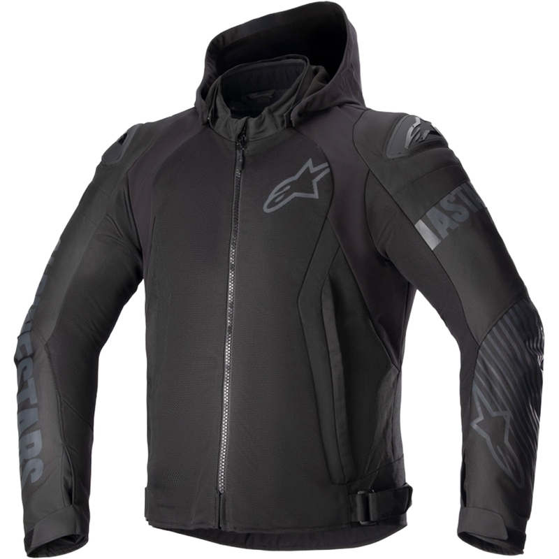 Alpinestars Zaca Air neperšlampama juoda motociklininko striukė