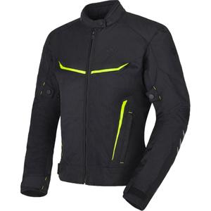 Moteriška motociklininko striukė RSA Runway Black-Fluo Yellow