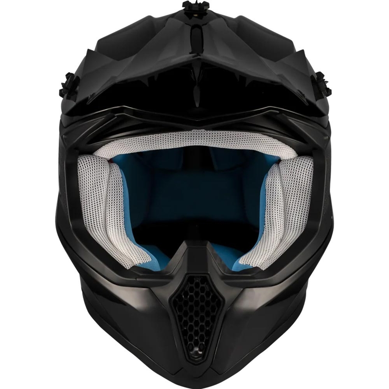 Motokroso šalmas MT Falcon S Pure A1 matinė juoda