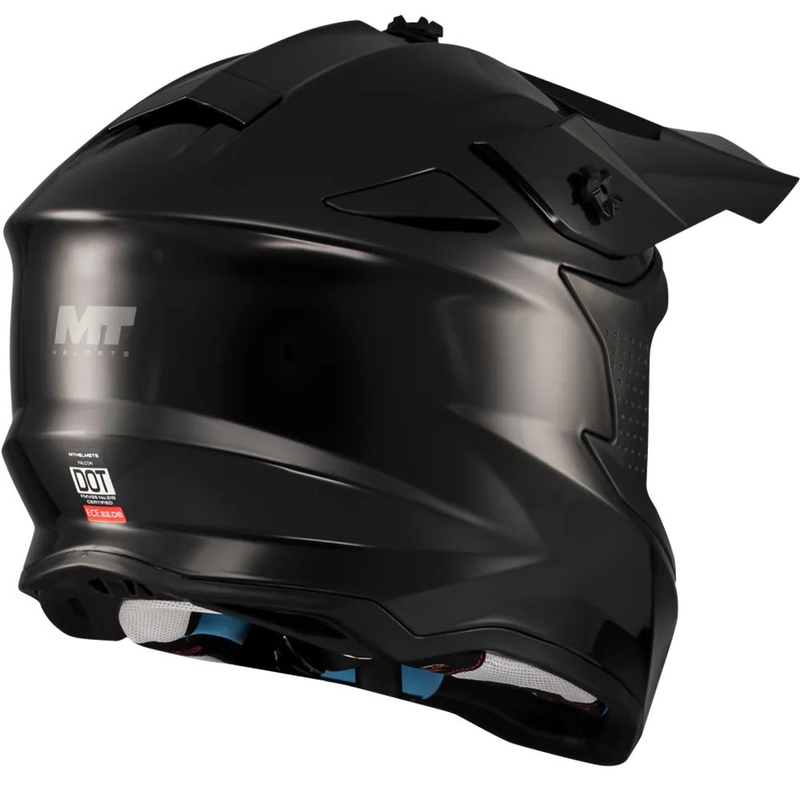 Motokroso šalmas MT Falcon S Pure A1 matinė juoda