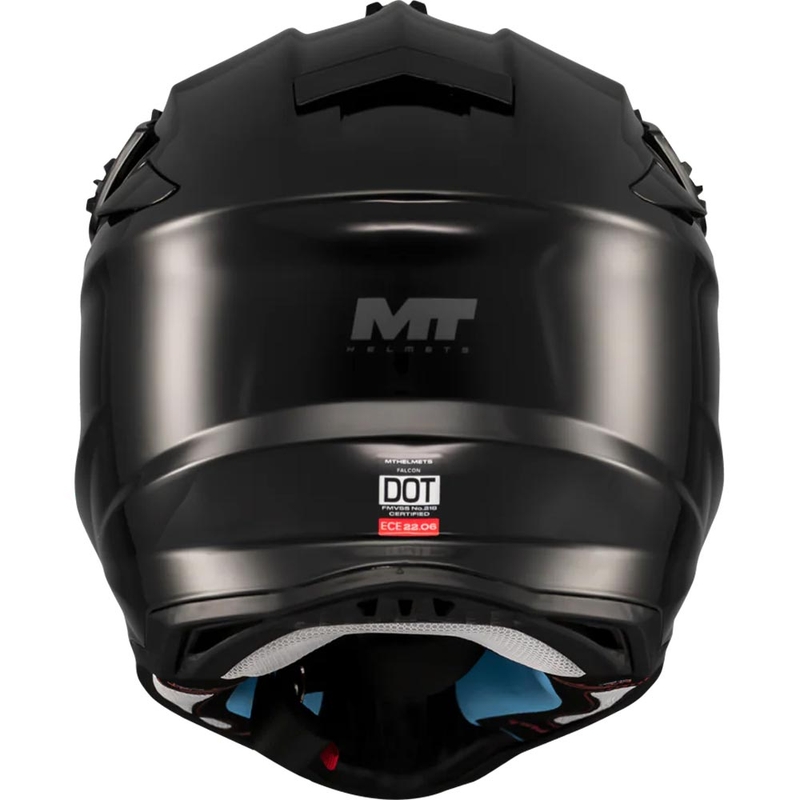 Motokroso šalmas MT Falcon S Pure A1 matinė juoda