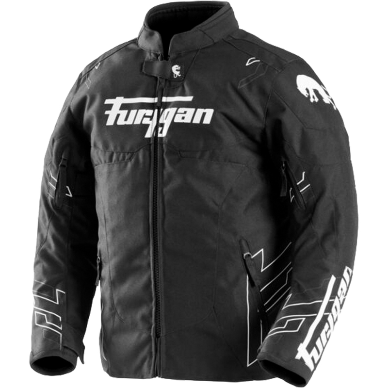 "Furygan Neon Kid" juodai balta motociklininko striukė
