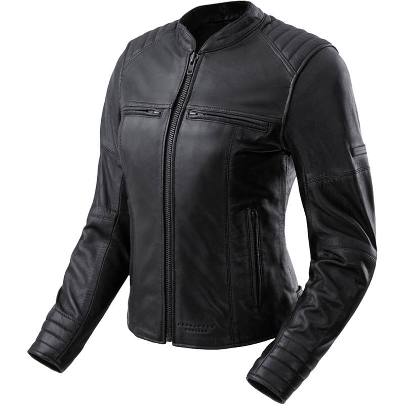Rebelhorn Hunter II Moterų odinė motociklo striukė Black