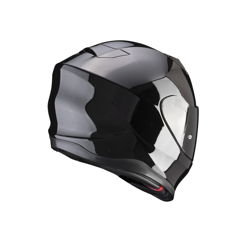 Scorpion EXO-520 EVO AIR Solid uždaras šalmas, blizgiai juodas, išpardavimas - II kokybės - II. kokybė