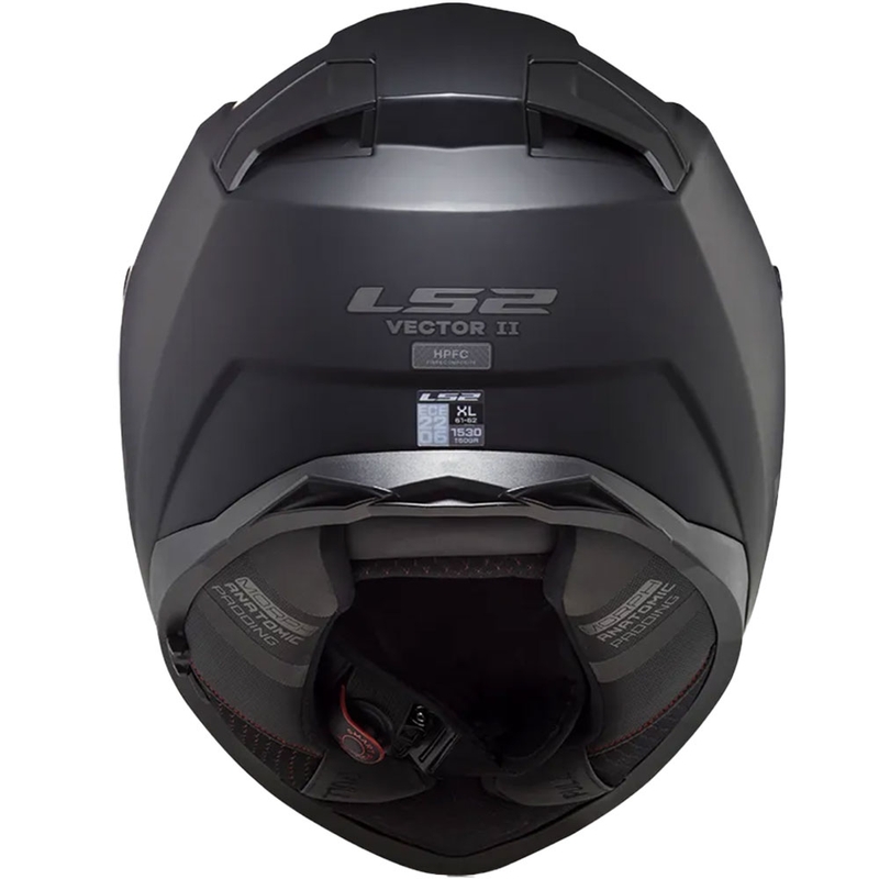 Uždaras motociklo šalmas LS2 FF811 Vector II matinė juoda