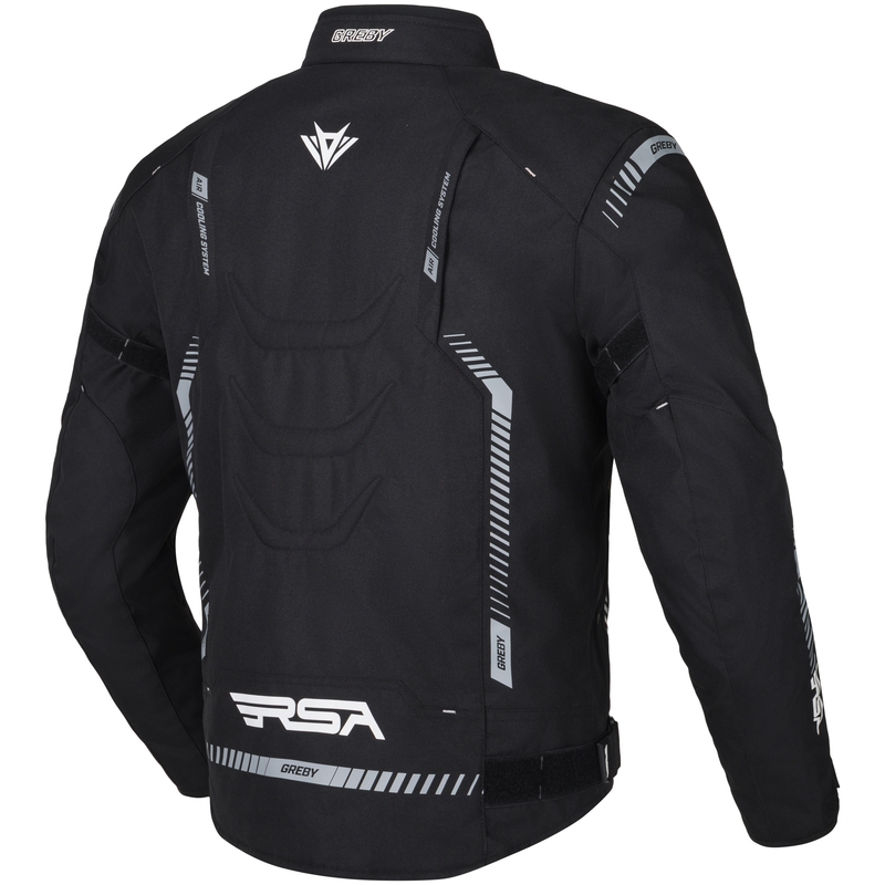 Motociklininko striukė RSA Greby 2 black-grey