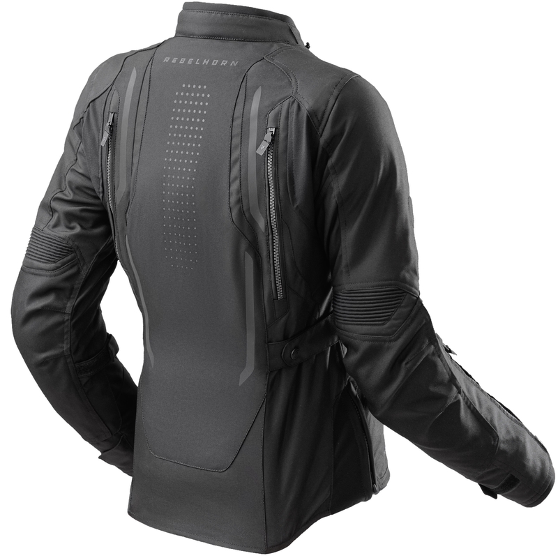 Rebelhorn Hiker IV Moteriška motociklininko striukė Black