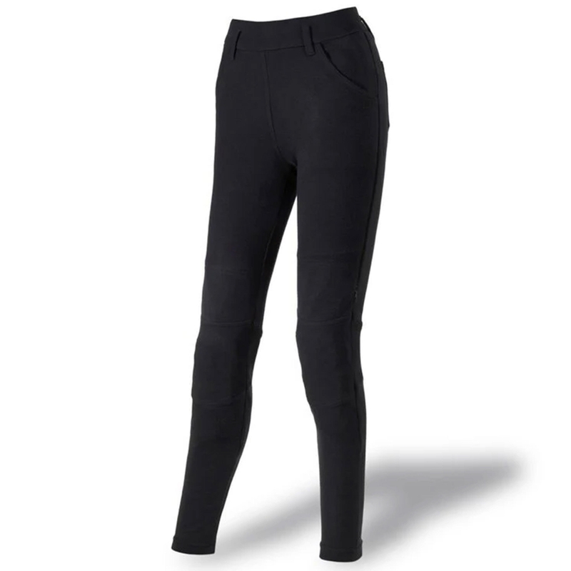Moteriškos motociklininko tamprės „Seventy Degrees SD-PL1 Iris black“