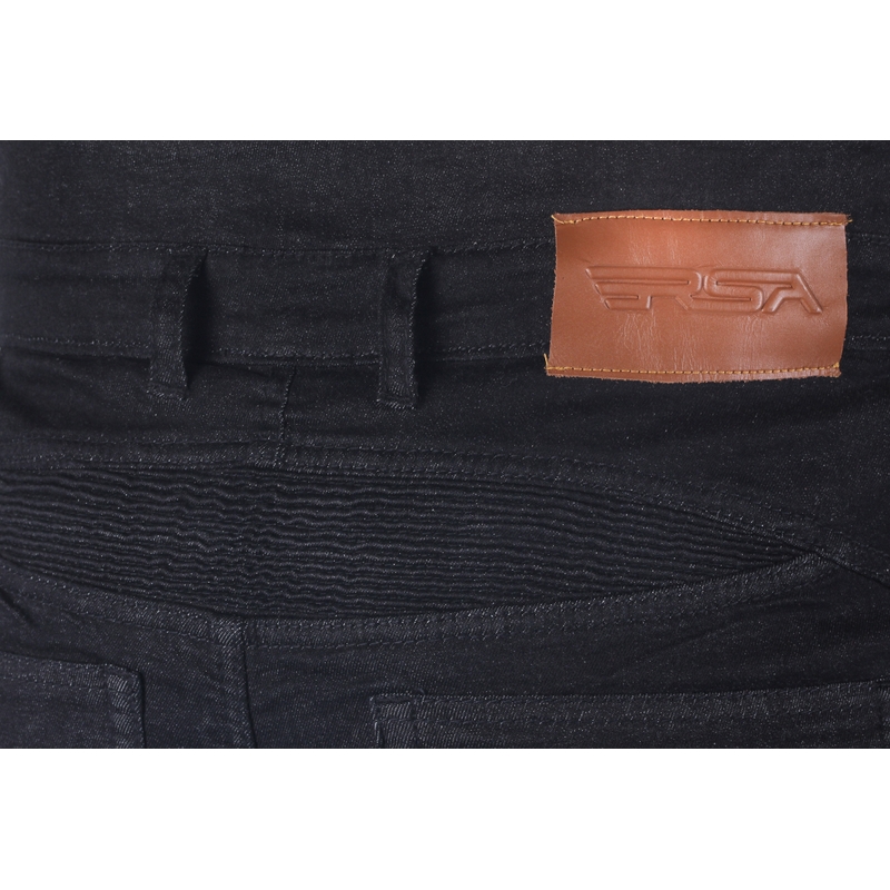 Jeansy na motorku RSA Panther černé výprodej