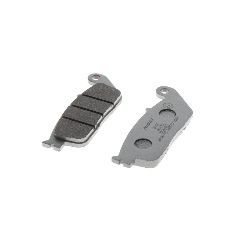 Stabdžių kaladėlės NISSIN pusiau metalinis mišinys 102x39x8,1 mm 2 vnt.
