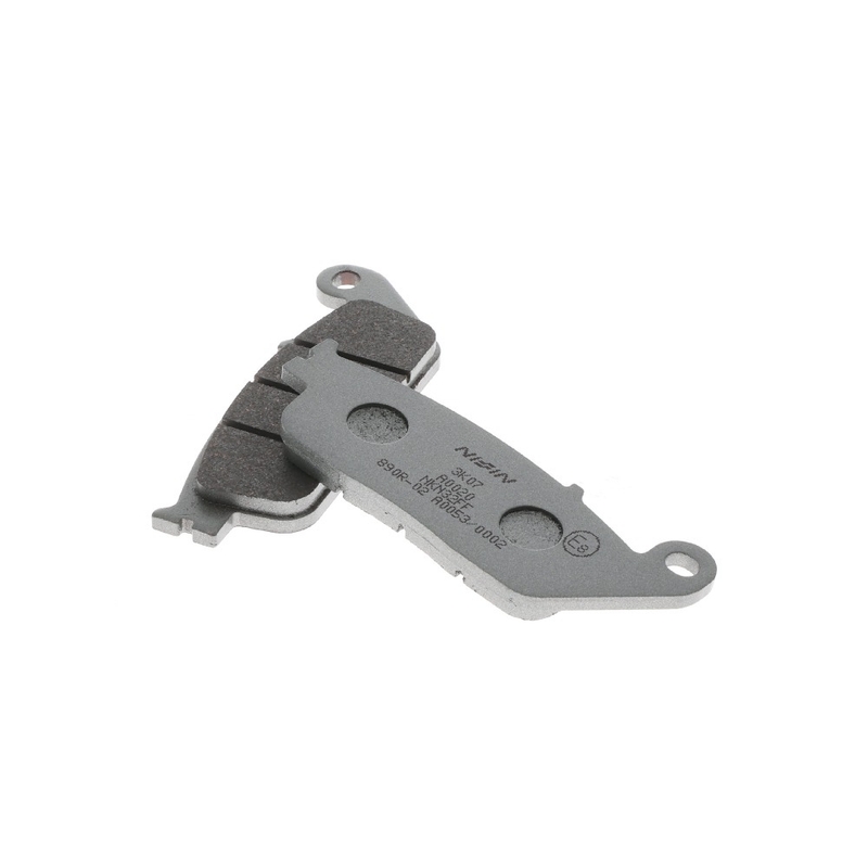 Stabdžių kaladėlės NISSIN pusiau metalinis mišinys 102x39x8,1 mm 2 vnt.