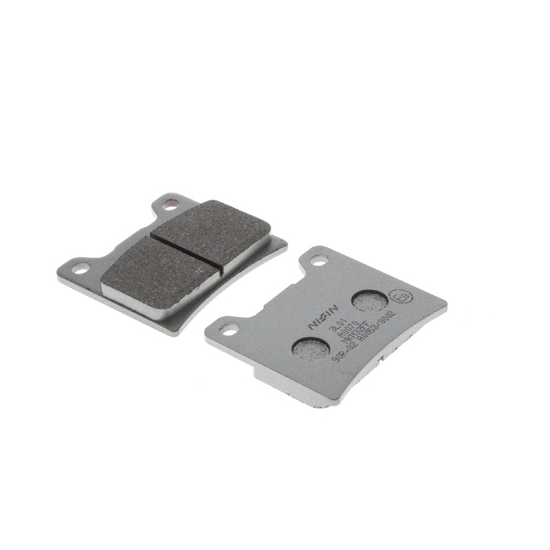 Stabdžių kaladėlės NISSIN pusiau metalinės junginio 63,5x54,9x8,5 mm 2 vnt.